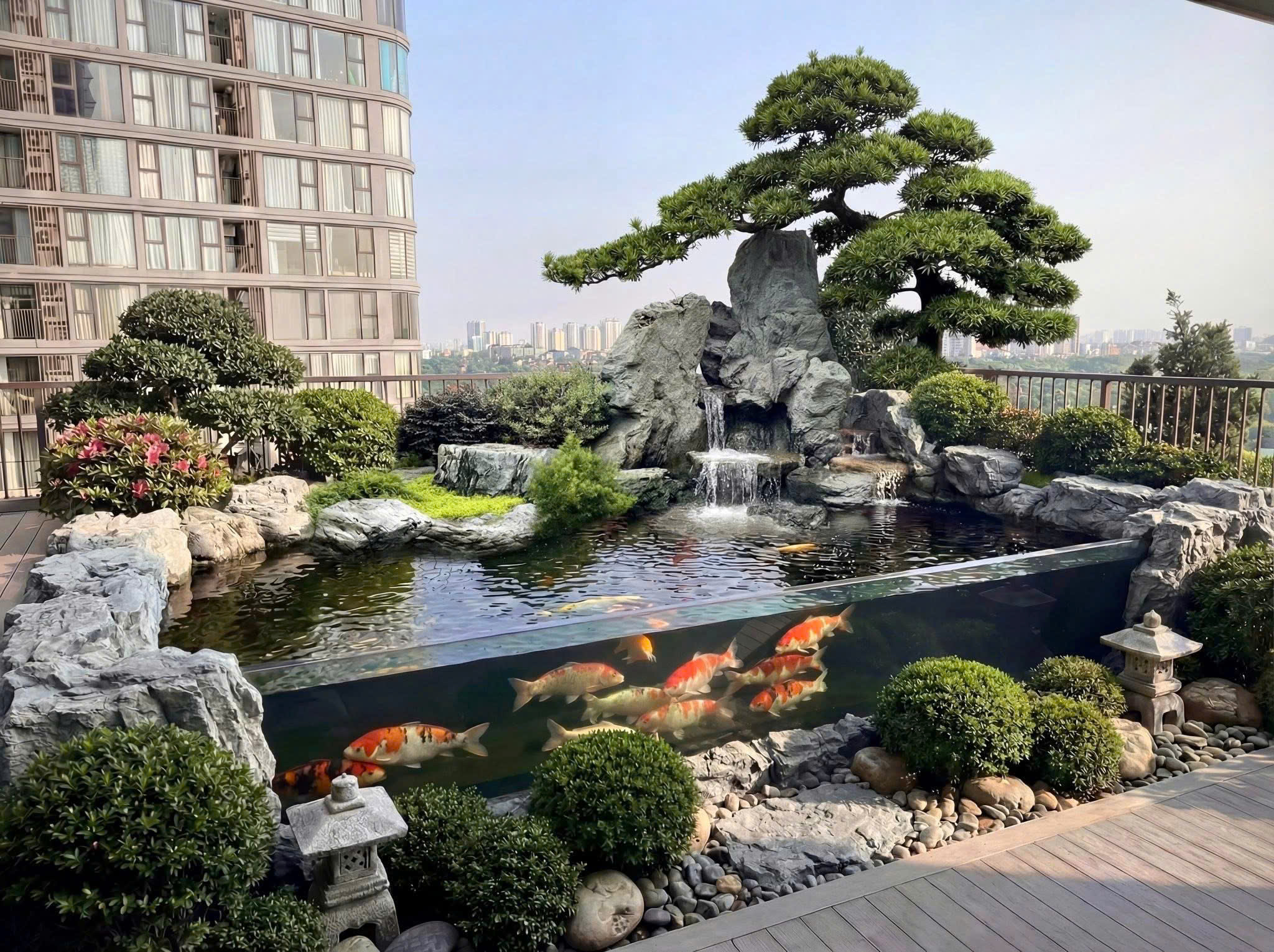 Hồ koi resort